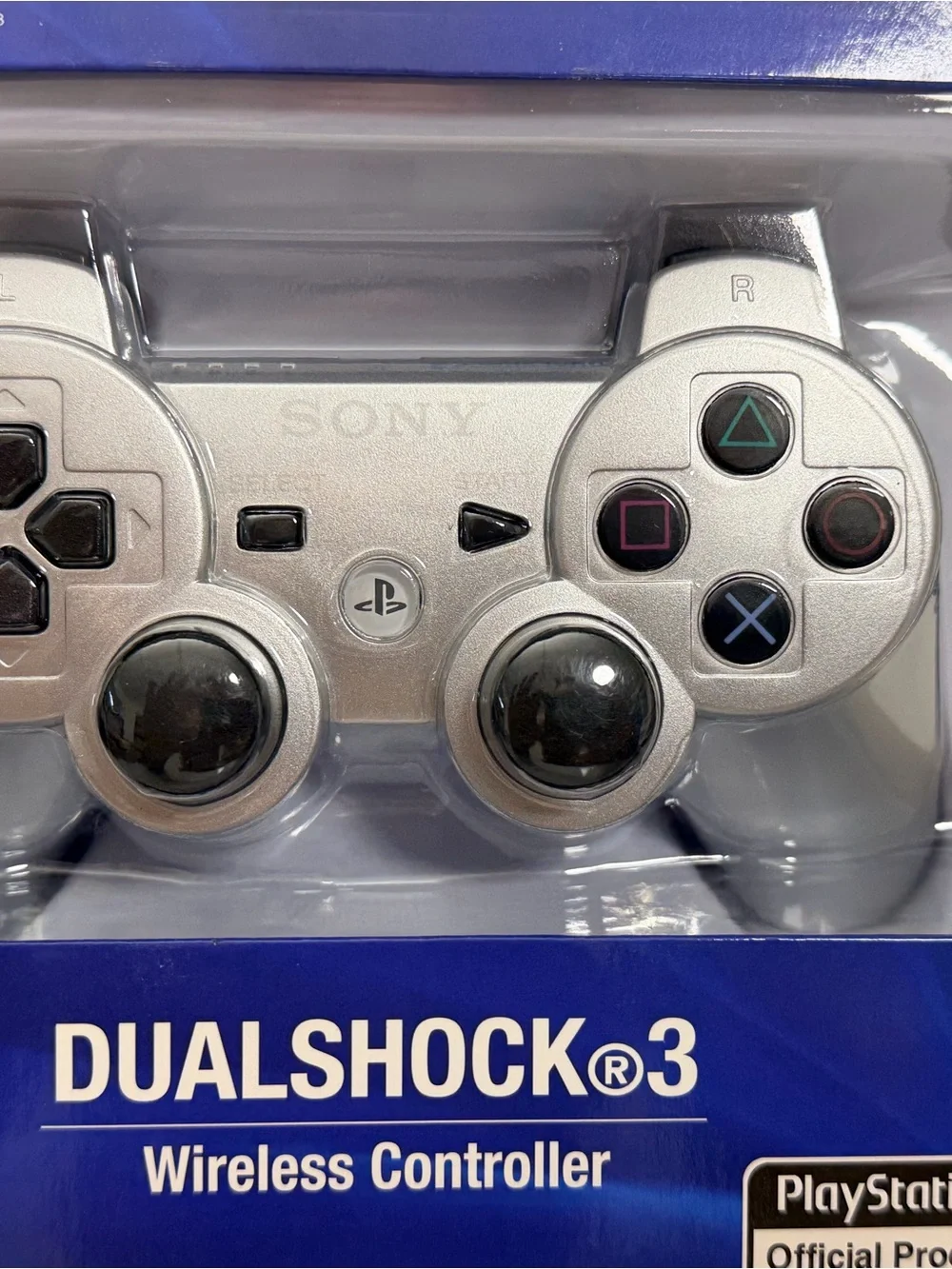 Sony DualShock 3 Wireless Controller - Silver and Black